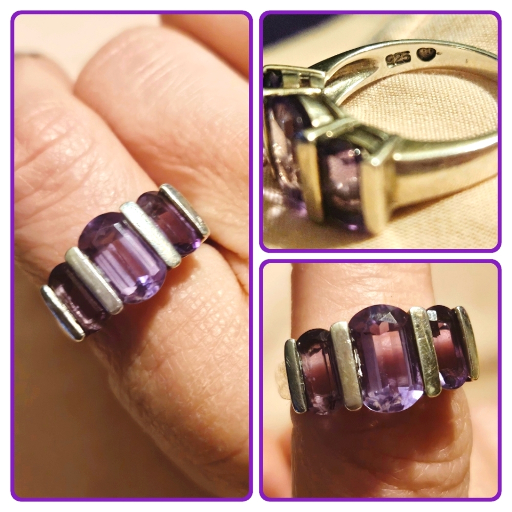 Amethyst Ring .925